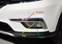 1ชิ้นด้านหน้า Foglight กรอบโครเมี่ยมส่วนซ้ายขวาด้านข้างไฟตัดหมอกสำหรับจีน SAIC ROEWE RX5 2016ออโต้คาร์ชิ้นส่วนยานยนต์