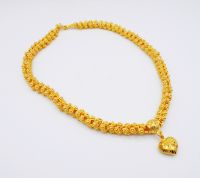 24k  Thai Baht Yellow Gold Necklace Jewelry Gold Plated