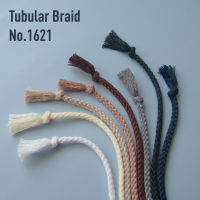 MOMOTARA No.1621 เทปถัก BraidเทปถักกลมTubular Braidขนาด0.5 CMยาว36 หลา