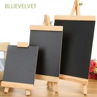 Bluevelvet กระดานดําไม้ขนาดเล็กพับได้สีดําสําหรับเด็ก