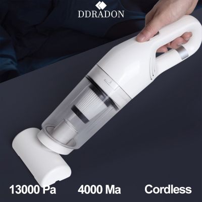 【LZ】▬❧  Car Vacuum Cleaner for Office Car Pet Hair Cordless Household USB Chargable 13000Pa Suction Handheld Vacuum Cleaners