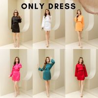 Basicnotbasics - Only dress มินิเดรสแขนยาว ผ้าซาติน