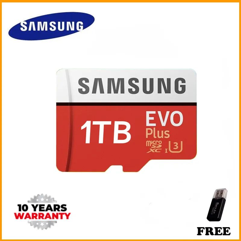 SAMSUNG 256GB 512GB 1TB 2TB MicroSD MicroSDXC EVO PLUS UHS-I 100MB/s U3 HD  Card