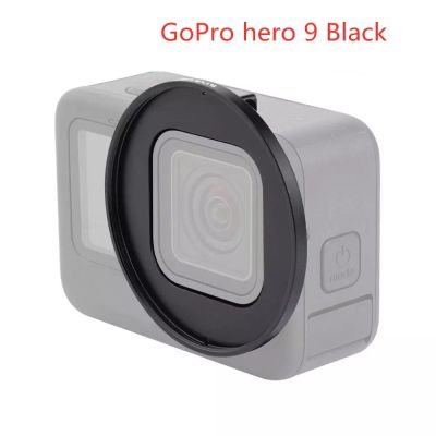 PULUZ แหวนรองเลนส์กล้องถ่ายรูปเลนส์กรองแสง UV 52มม. สำหรับ Gopro HERO 9สีดำอุปกรณ์เสริมกล้อง