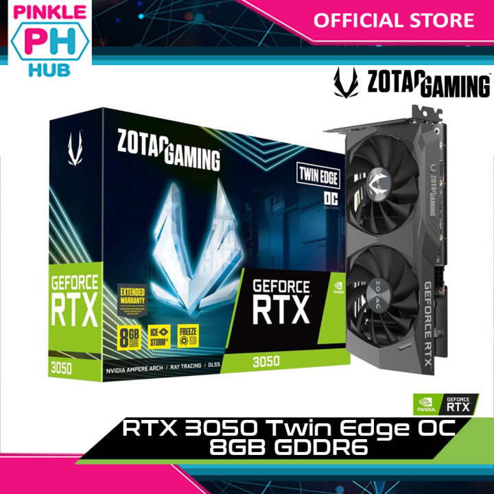 PinkleHub | Zotac Gaming GeForce® RTX 3050 Twin Edge OC - 8GB ...