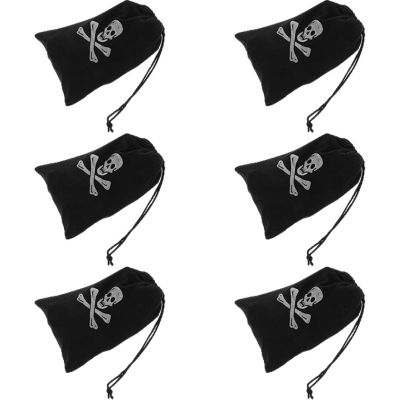 Pirate Drawstring Candy Halloween Party Gift Pouch Coin Supplies Jewelry Goodie Treat Storage Goody Theme Pouches Wrapping Favor Gift Wrapping  Bags