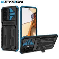 KEYSION เคสเกราะกันกระแทก,สำหรับ Xiaomi Mi 11T 11T Pro 5G 11 Lite พร้อมช่องเสียบการ์ดฝาหลังโทรศัพท์สำหรับ POCO X3 NFC M3 Pro