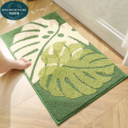 Floor mat Foliage plant jacquard bathroom anti