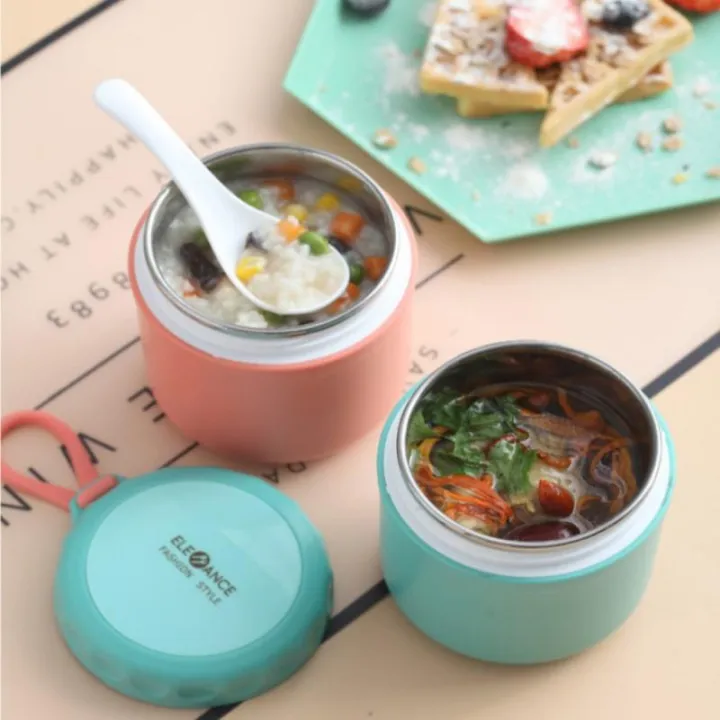 304 Stainless Steel Food Thermal Jar Insulated Soup Thermos Containers ...