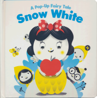 Snow white classic fairy tale stereoscopic book pop up fairy tale snow white original English imported books English story picture books childrens English Enlightenment story books black and white picture books 0-2-5 years old
