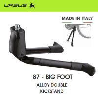 URSUS 87 BIG FOOT ขาตั้งคู่ จักรยาน ที่แข็งแกร่งในปฐพี รับได้ 50 กก สำหรับรถที่มีแป้นเพลทกลาง ล้อ 24"-29" Made in Italy