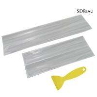 ★Ready★ 4Pcs Car Vehicle Door Sill Anti-Kick Anti-Scratch Trim Stickers with Scraper