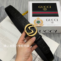 (Fashion high-end belt)New 2023 G Home Mens Belt Mens Belt Mens Belt Mens Belt Embossed Leather Bottom, 24k Pure Steel Buckle