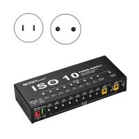 -10 Guitar Effect Pedal Power Supply 10 Isolated DC Outputs/ 5V USB Output,Protection Guitar Accessories