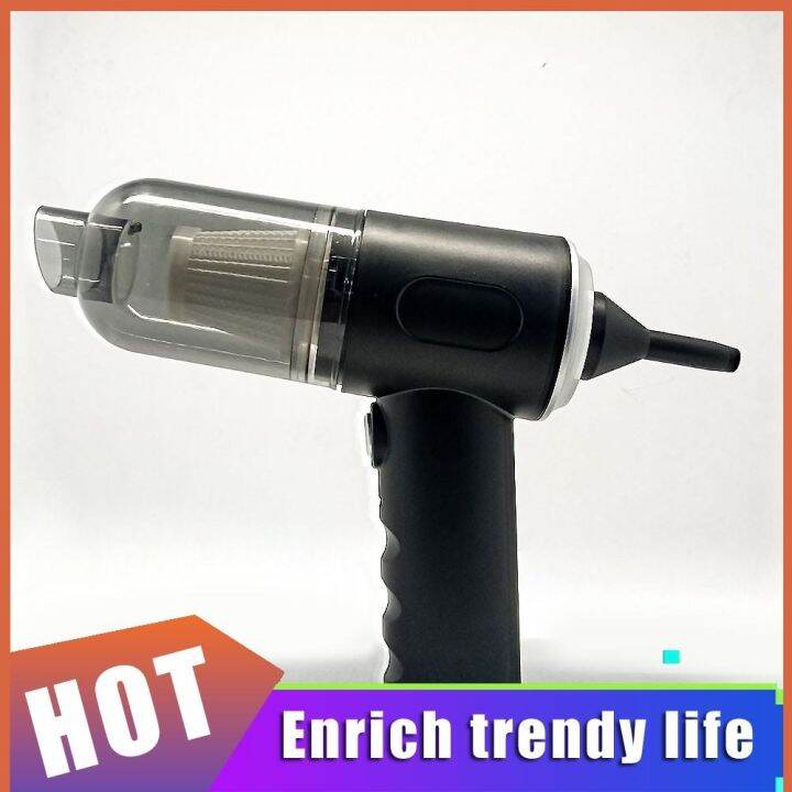 3 In 1 Portable Vacuum Cleaner Duster Blower Air Pump Wireless Hand