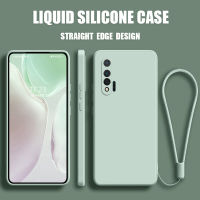 เคสโทรศัพท์ เคส Huawei Nova 6 Case เคสกันกระแทกซิลิโคนเหลวแบบเต็มรูปแบบต้นฉบับสี่เหลี่ยมจัตุรัสตัวป้องกันกล้องด้านหลัง