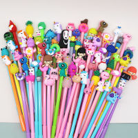 30-100PcsSet Kawaii Cartoon 0.380.5mm Gel Pen Set Student Signature Creative Stationery Office School Supplies Gifts pens