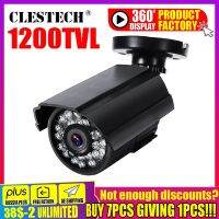 กล้องวงจรปิดขนาดเล็ก Hd Cvbs จริง1200tvl การตรวจสอบความปลอดภัยสีแอนะล็อกการมองเห็นได้ในเวลากลางคืน Ir กันน้ำกลางแจ้งสำหรับบ้านพร้อมขายึด