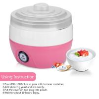 1L Electric Automatic Yogurt Yoghurt DIY Maker 220V