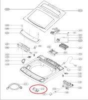 สวิทซ์ล๊อกประตูเครื่องซักผ้าฝาหน้าแอลจี EBF61215202 ใช้ได้หลายรุ่น