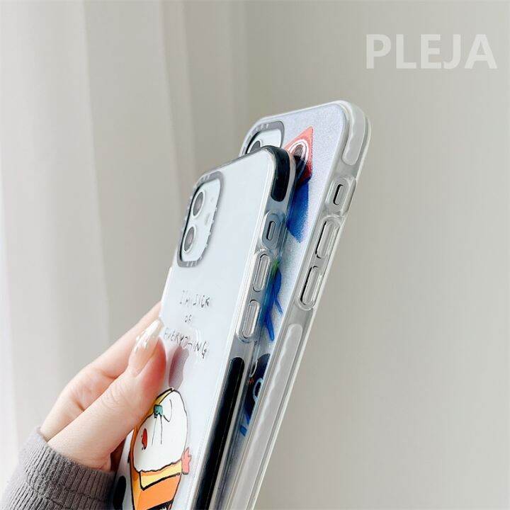 16-digits-ตลกป่วยของทุกอย่างเป็ดกรณีโทรศัพท์สำหรับ-iphone-13-12-11-pro-max-x-xr-xs-max-7-8บวกปกอ่อนล้างกรณีการ์ตูนน่ารัก