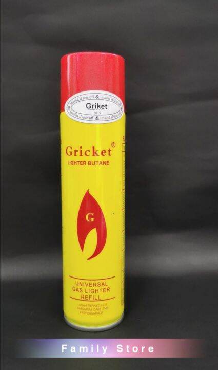 Gricket Lighter Gas Refill 180ml Lazada