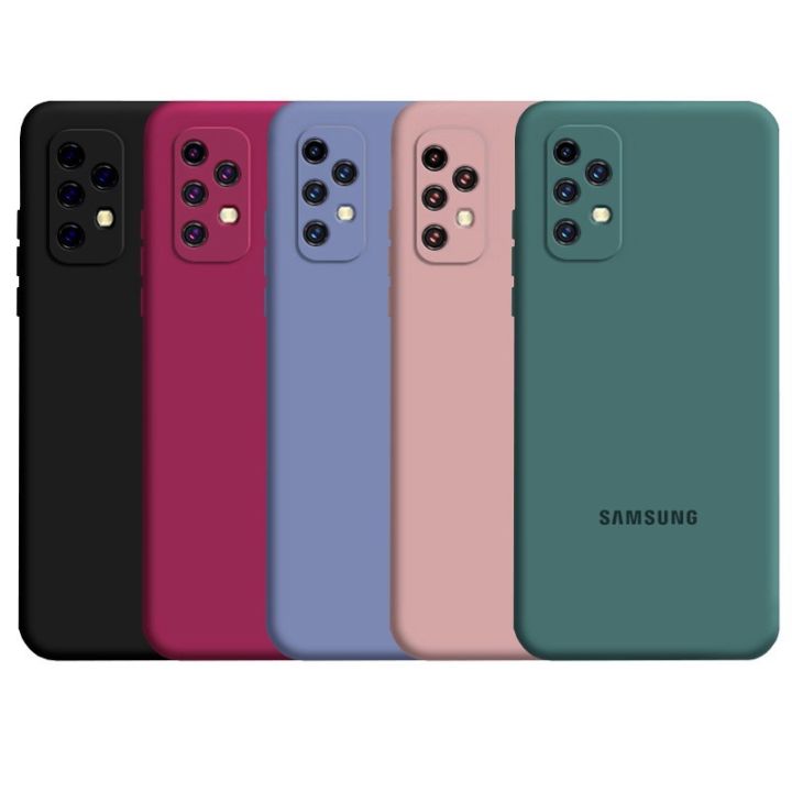 case-samsung-a12-a32-a52-a52s-a72-a02s-5g-4g-casing-official-original-silicone-full-protection-soft-camera-protection-cover