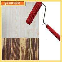 GOTORADE ผนังแปรงศิลปะเม็ดสีพิมพ์ DIY ลายไม้ลูกกลิ้งสีเลียนแบบไม้แบบเครื่องมือสีเนื้อจิตรกรรมข้าวแบบเครื่องมือ