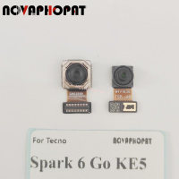 Novaphopat ด้านหน้าขนาดเล็กกลับบิ๊กด้านหลังกล้องหลักโมดูล F LEX สายเคเบิ้ลสำหรับ Tecno Spark 6ไป KE5 KE5J Ke5k