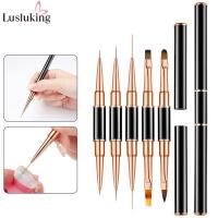 Double Head Nail Art Liner Painting Brush Thin Stripe Line Drawing Pen DIY UV Gel  Phototherapy Pen Manicure Accessories Tool Artist Brushes Tools