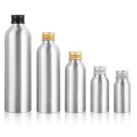 【YF】☈◈✻  1oz 2oz 8oz 30/50/60/100ml/150/200nl/250ml Aluminum Bottles Round Sliver Metal Bottle With Lined Gold/Silver Cap