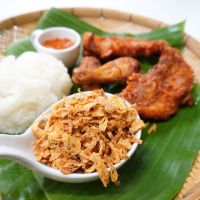 หอมเจียว 500กรัม สูตรไก่ทอดหาดใหญ่  กรอบนานทานกับข้าวเหนียว ไก่ เนื้อ หมูฝอย หมูทอด หมูแดดเดียว เนื้อแดดเดียว ผงหมักปีกไก่ผงหมัก