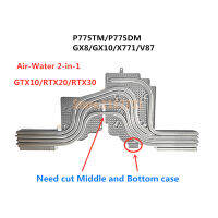 DIY Water-Air 2-In-1 CPU Cooling Heasink หม้อน้ำสำหรับ Clevo P775 P775TM P775TM1-G P775DM2 DM3 Hasee GTX1080 RTX2080 RTX3080