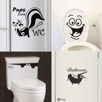 Funny Peep Monster Bathroom Toilet Stickers Home Decoration DIY Vinyl Wall Sticker Decal Art Removable Home Restroom Decoration