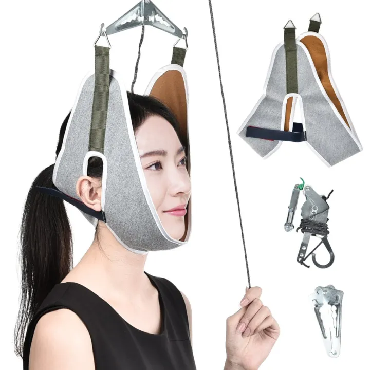 Home DIY Door Hanging Neck Cervical Traction Brace Sore Spinal Support