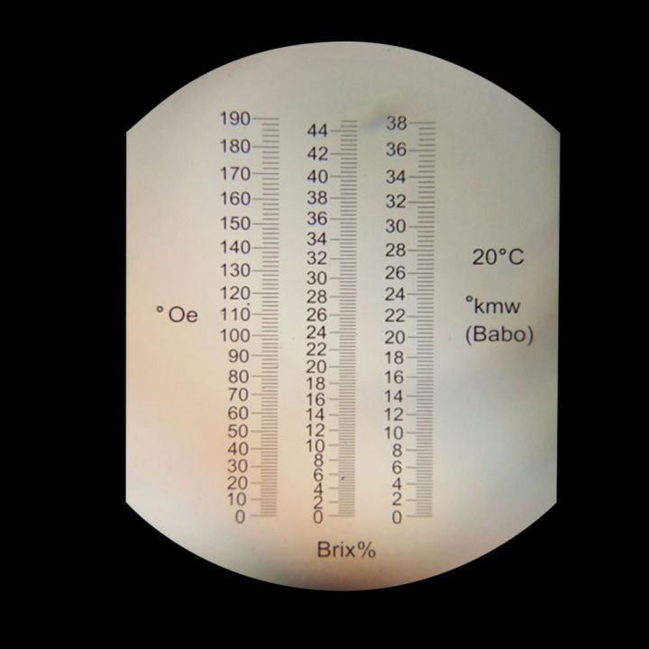 rcyagoภาษาฝรั่งเศสน้ำเครื่องรีแฟรคโตมิเตอร์0-44-น้ำตาลoe-refractormeterนมถั่วเหลือง3เครื่องชั่งน้ำหนักrefractorสำหรับผลไม้ดื่มครัวelectrics