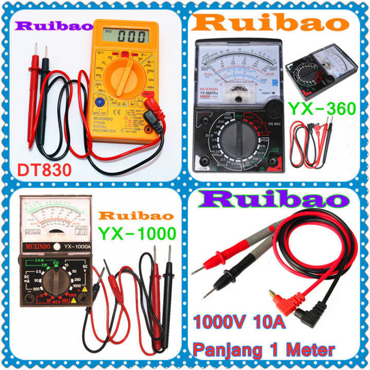 Ruibao Multimeter / Multitester YX360TR / DT830B / YX1000 Lazada