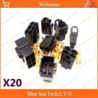 ﺴ 20 sets 6.3mm 2 3 4 6 Way/pin Electrical Connector Kits(5 setsx 2/3/4/6 Pin) for Motorcycle Car ect. Black color