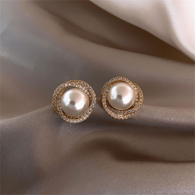 Retro Women Fashion Gift Earrings For Women Temptation Pearl Earrings Wedding Jewelry Stud