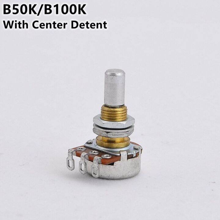 KR1 Piece B50K/B100K Brass Bushing Solid Shaft Balance Potentiometer
