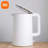 XIAOMI กาต้มน้ำไฟฟ้าแบบพกพาเก็บความร้อนและกาน้ำชา1.5L Teko Listrik สแตนเลส1800W ทนทานกาต้มน้ำไฟฟ้า