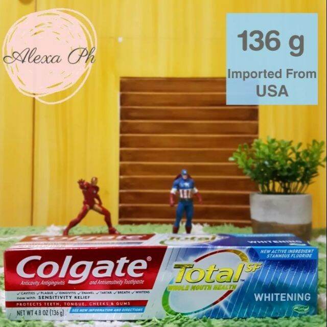 Colgate Total SF Whole Mouth Health Toothpaste Whitening 136 g Lazada PH