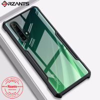 Rzants สำหรับ Realme X50 X3 SuperZoom Hard Soft Casing【Blade】Hybrid กันกระแทก Slim Crystal Clear Double Anti Drop Protection เกราะด้านหลังพีซีชนิดแข็งยืดหยุ่นกรอบ TPU กันชน