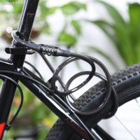 ☢ Anti-Theft Bike Lock 4 Digit Code Combination Stainless Steel Cable Bicycle Security Lock Equipment MTB Bike Lock Cable Lock