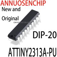 5PCS ใหม่และเป็นต้นฉบับ ATTINY2313 ATTINY 2313 DIP20 ATMEL 8 บิต MCU ATTINY2313A-PU