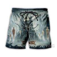 การพิมพ์ 3D Ingested Rock Summer Beach Shorts สตรีทแวร์แห้งเร็วกางเกงขาสั้นลำลองกางเกงขาสั้นกีฬา XS-5XL