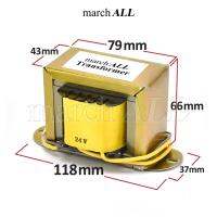 Marchall หม้อแปลงไฟฟ้า 3A แท้ แรงดัน เอาพุต 24V โวลต์ AC ชนิด EI TRANSFORMER ไฟเดี่ยว 2 สายไฟ นำไปต่อ เรคติไฟเออร์ หรือ ต่อตรงได้ เป็นภาคจ่ายไฟได้ทุกวงจร เครื่องเสียง คอนโทรเลอร์ Step Down Power Supply DIY