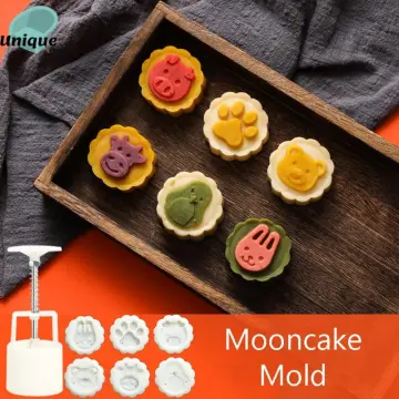 Mooncake Moulds Mooncake Stamps Kitchen Baking Gadgets Tiger