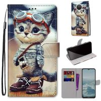 SmartPhonemall For Nokia G20 / G10 / 6.3 Coloured Drawing Cross Texture Horizontal Flip PU Leather Case with Holder &amp; Card Slots &amp; Wallet &amp; Lanyard(Leather Shoes Cat)