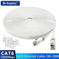 Cat6 Patch LAN Rj45เครือข่ายอินเทอร์เน็ตความเร็วสูงแบนยาวสำหรับโมเด็มอีเทอร์เน็ต Cat 6